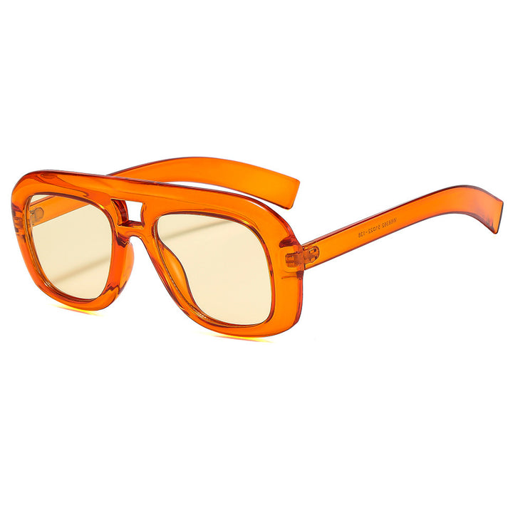 Oversized Modern Rectangle Sunglasses Bowlift