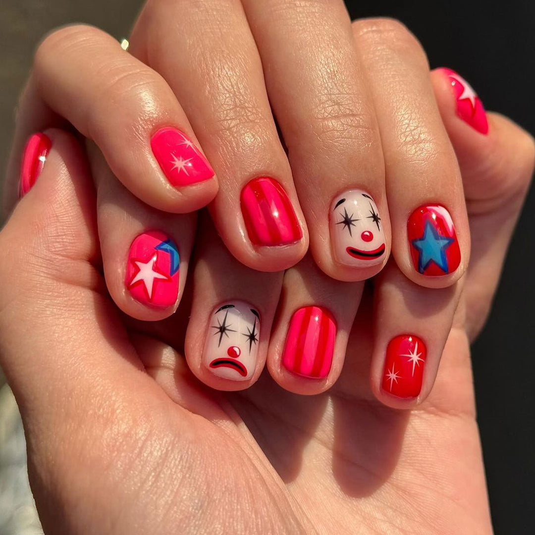Playful Themed Nail Art Design Bowlift