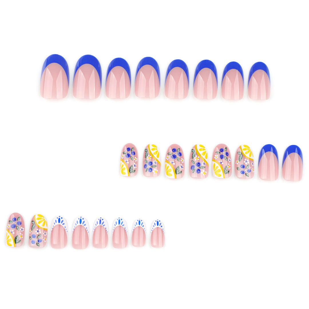 Creative Nail Art with Floral Design Bowlift