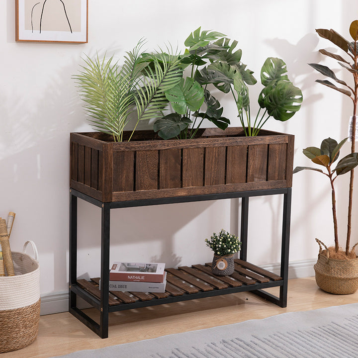 Wooden Planter Stand Bowlift