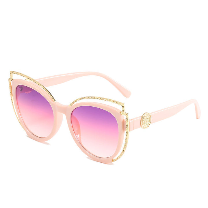 Luxury Decorative Cat-Eye Sunglasses Bowlift