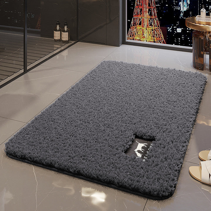 Plush Soft Welcome Mat Bowlift