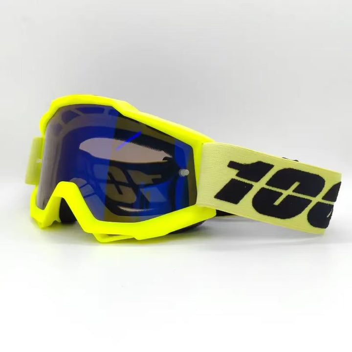 Impact resistant anti fog motocross goggles with OTG fit Bowlift