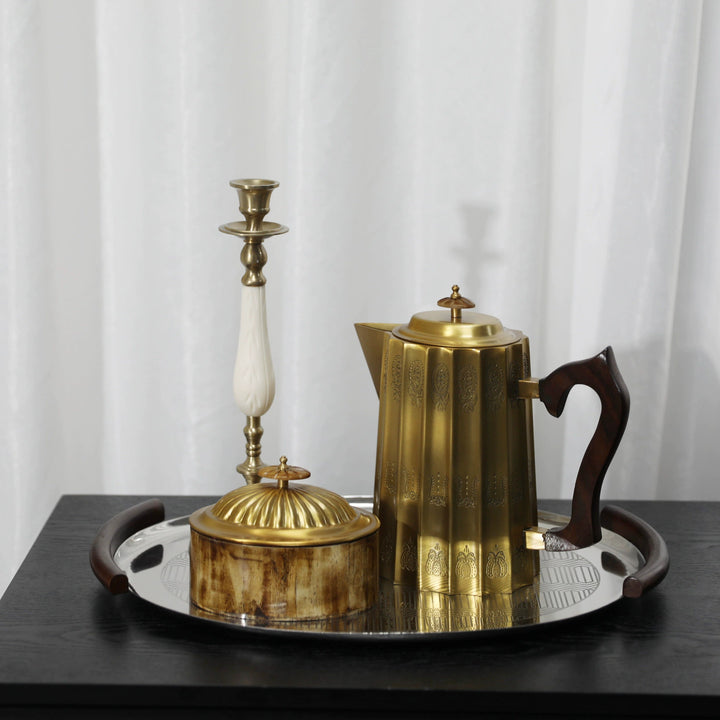 Elegant Brass Candleabra
