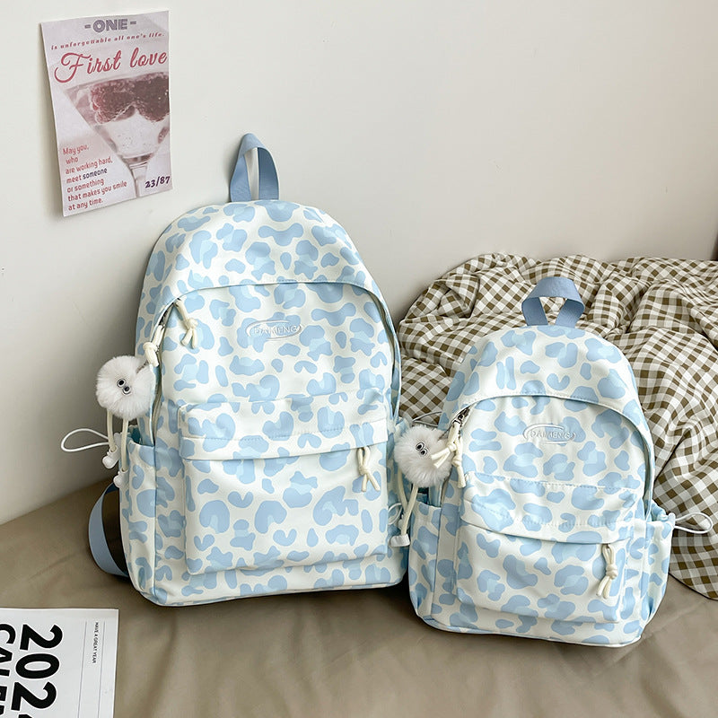 Stylish Cheetah Print Backpack