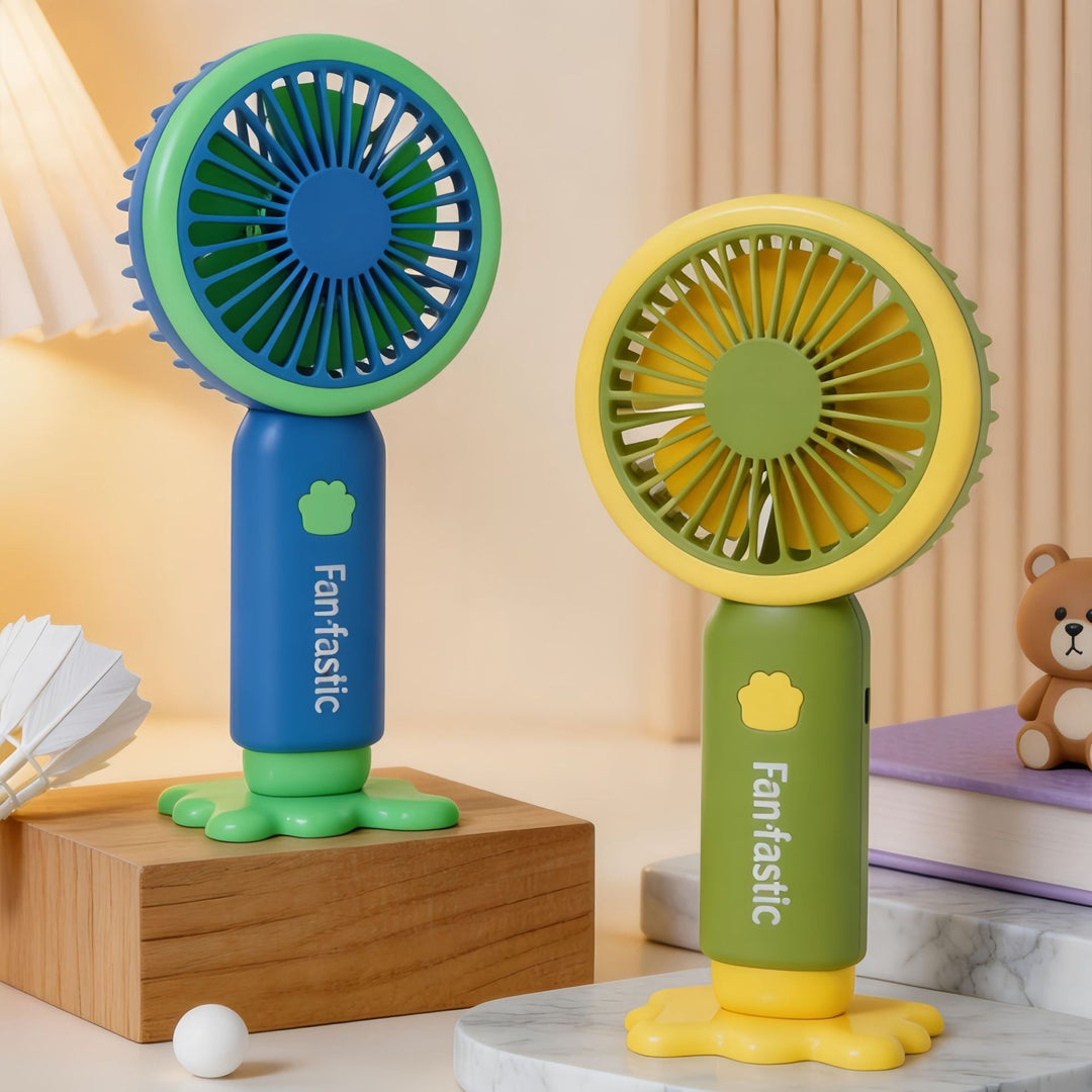 Women's portable handheld fan with splashy animal design Bowlift