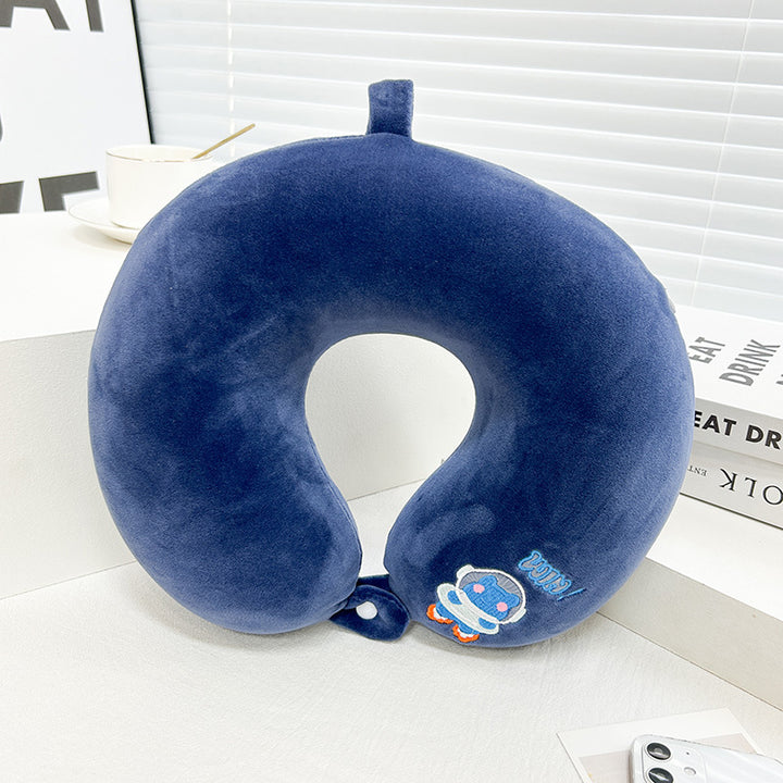 Women's Neck Support Pillow with Playful Design Bowlift
