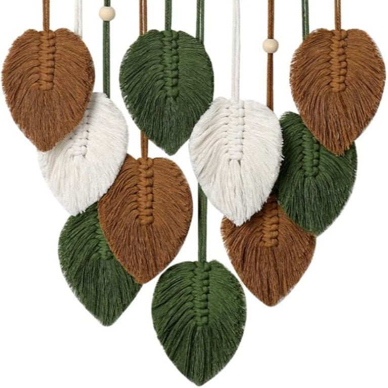 Macrame Leaf Wall Hanging Art Bowlift