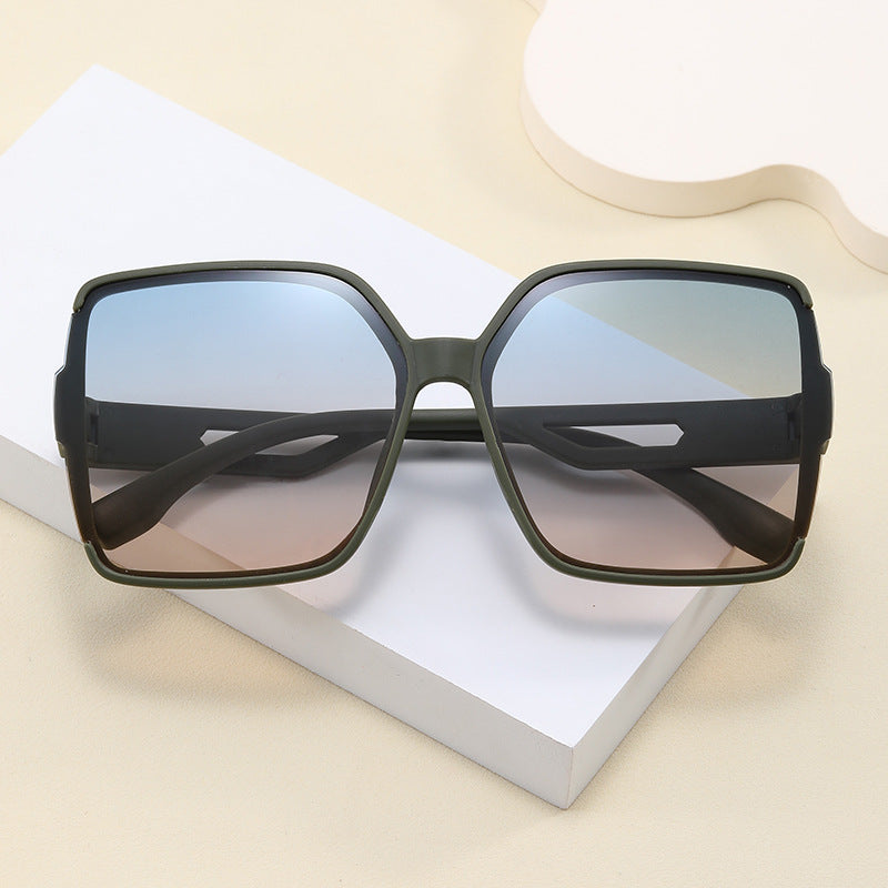 Ladies Oversized Sunglasses with striking angular design Bowlift