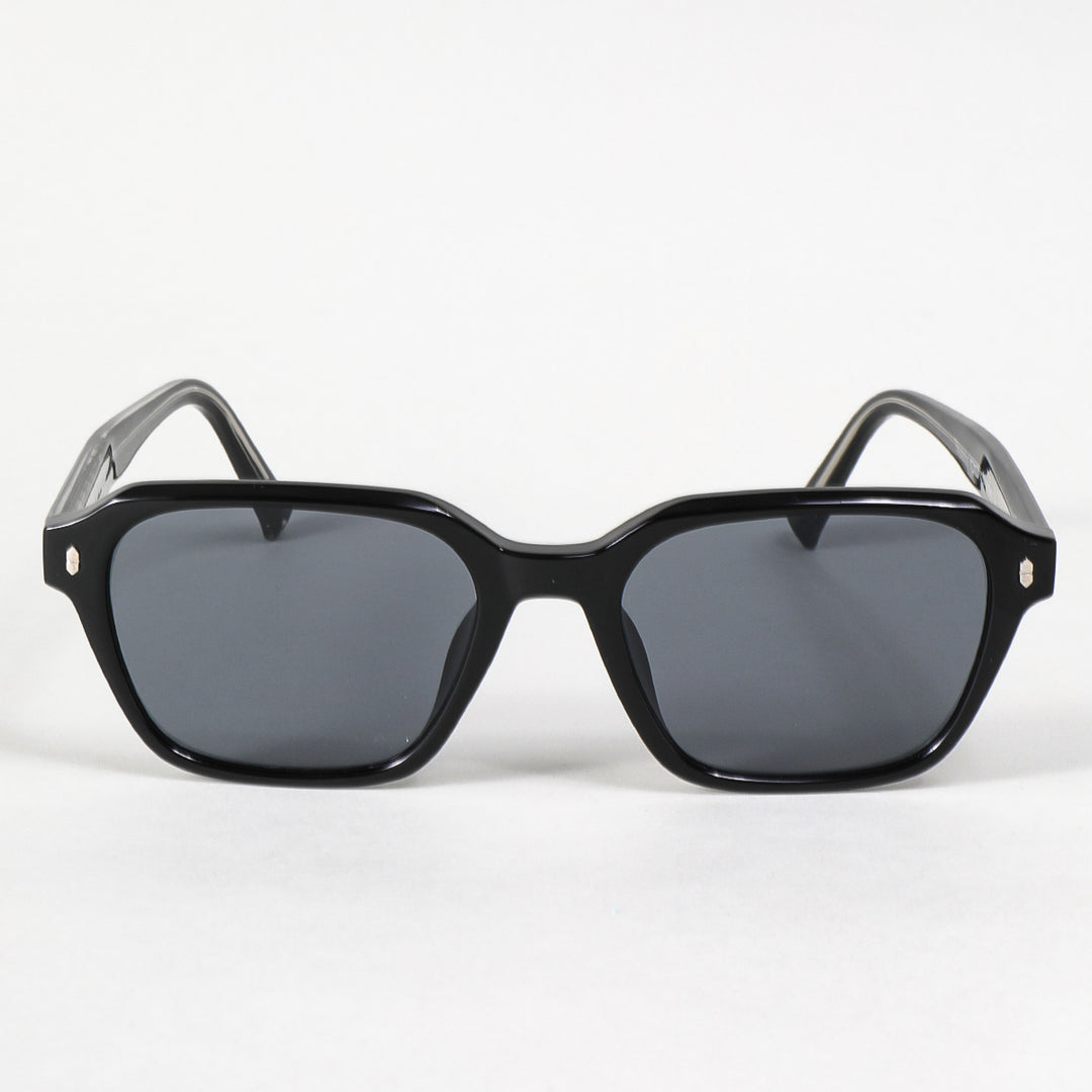 Women's rectangular sunglasses with trendy transparent frame Bowlift