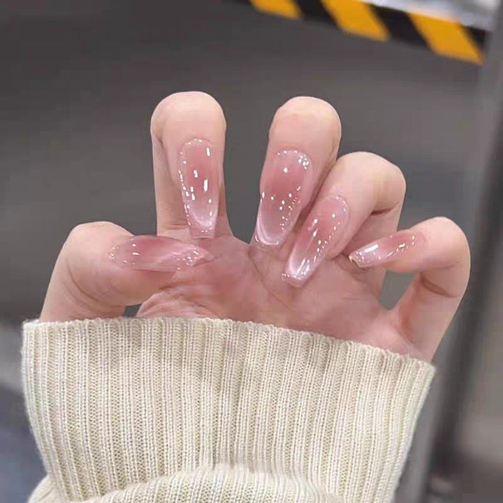 Creative Cat-Themed Press-On Nail Art Bowlift