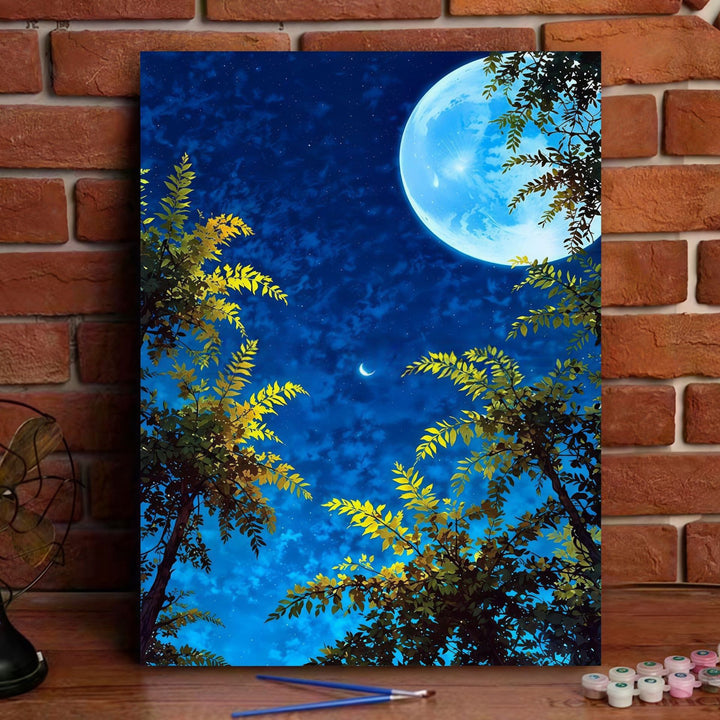 Romantic Blossom Landscape Canvas Art Kit Bowlift