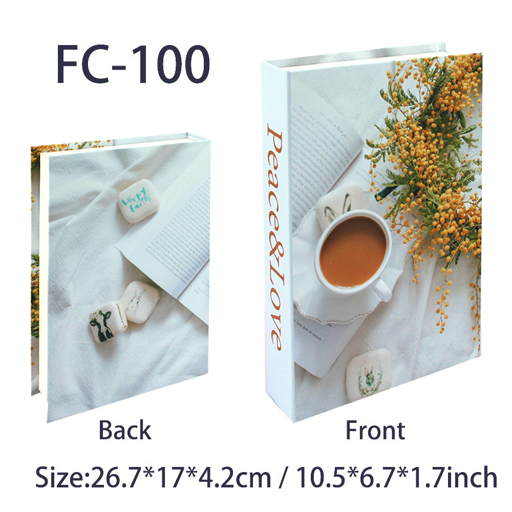 Decorative Hardcover Hidden Storage Book Safe Bowlift