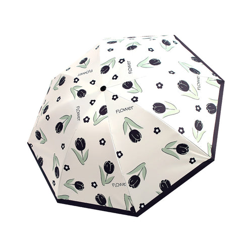 Women's umbrella with floral patterns Bowlift