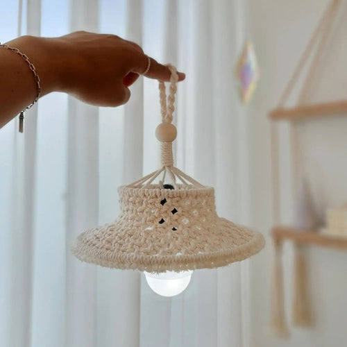 Decorative Macramé Hanging Basket Bowlift