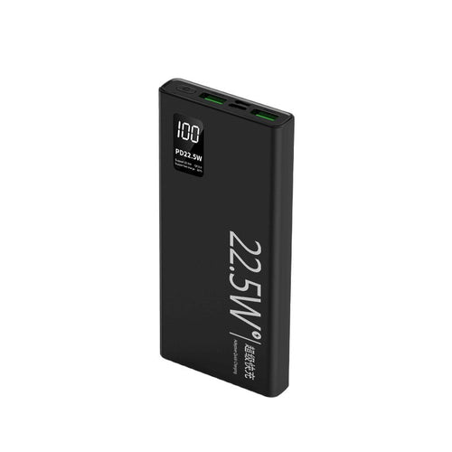 Portable Multi-Slot Power Bank with Digital Charging Status Indicator Bowlift