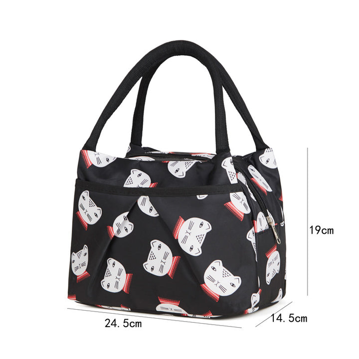 Floral Insulated Lunch Cooler Bag Bowlift