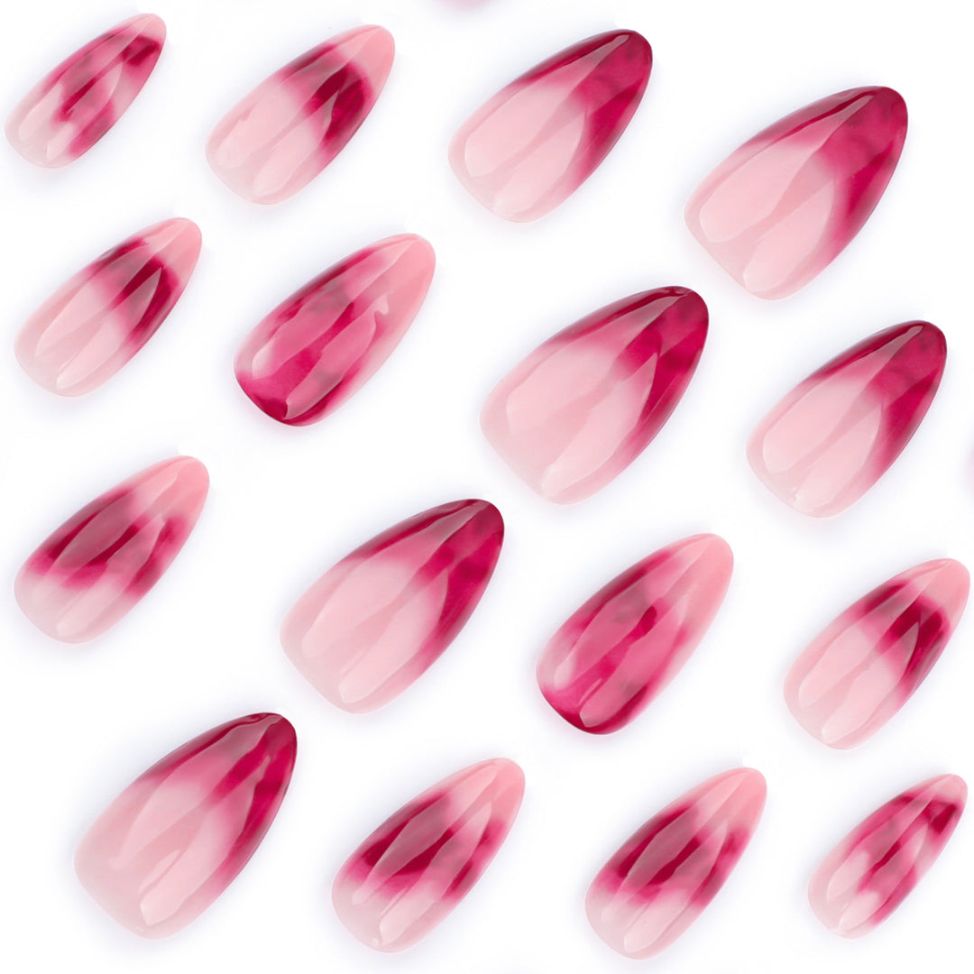 Artistic stiletto nails with glamorous gradient Bowlift