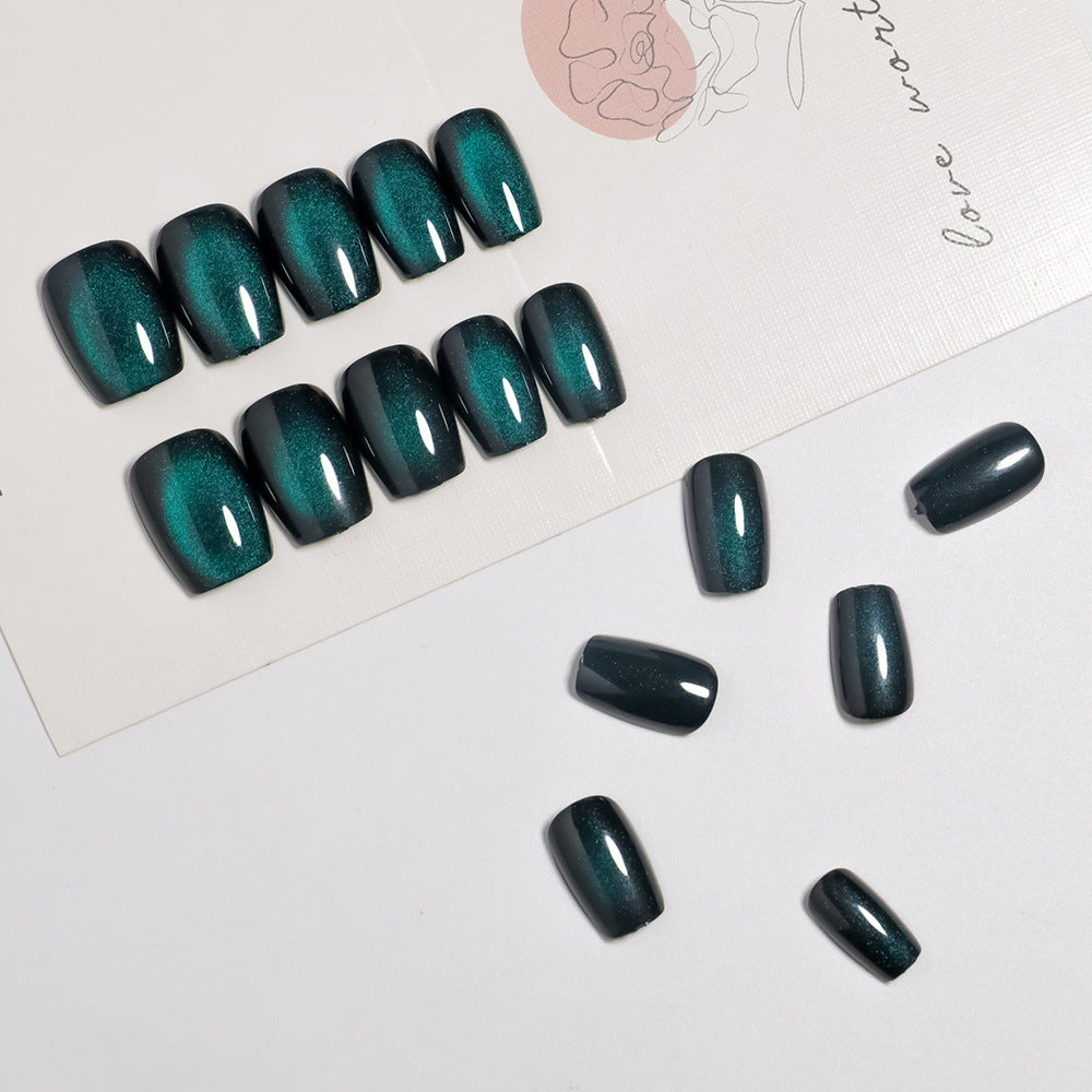 Glossy Ombre Square Press-On Nail Set Bowlift