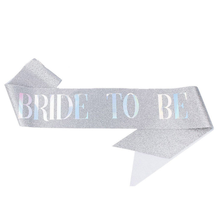 Ladies Glittering Bride Sash Bowlift