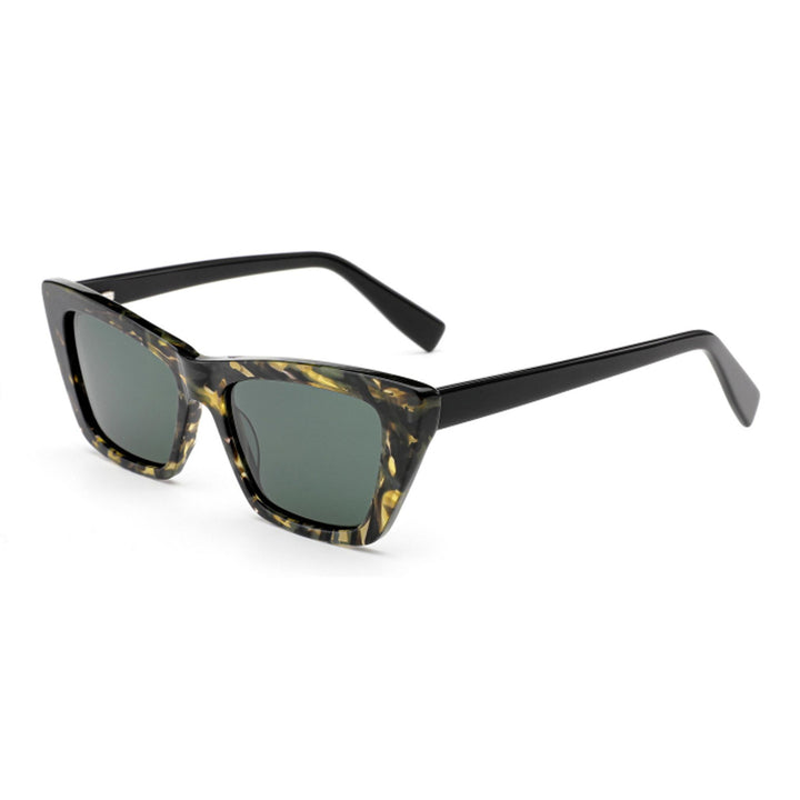Women's sunglasses in trendy, geometric design with high-quality plastic frame Bowlift