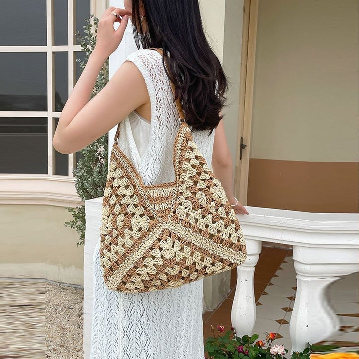 Hand-knotted shoulder bag Bowlift