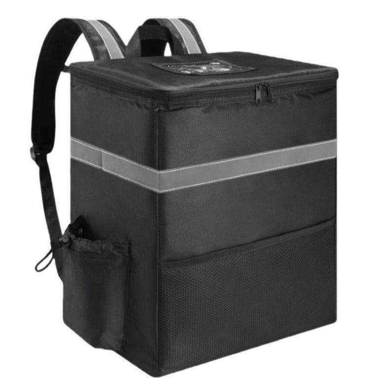 Unisex nan insulated delivery backpack with thermal insulated box, reflective stripes and extra sturdy bottom Bowlift