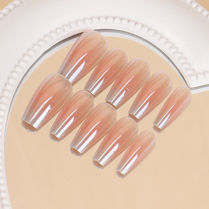 High-Gloss Gel Press-On Nails Bowlift
