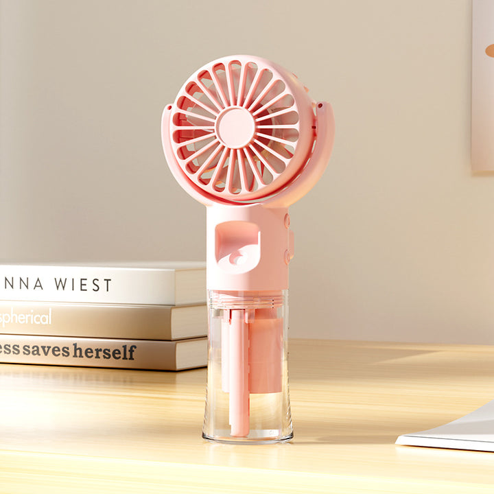 Ladies portable hand fan with water tank Bowlift