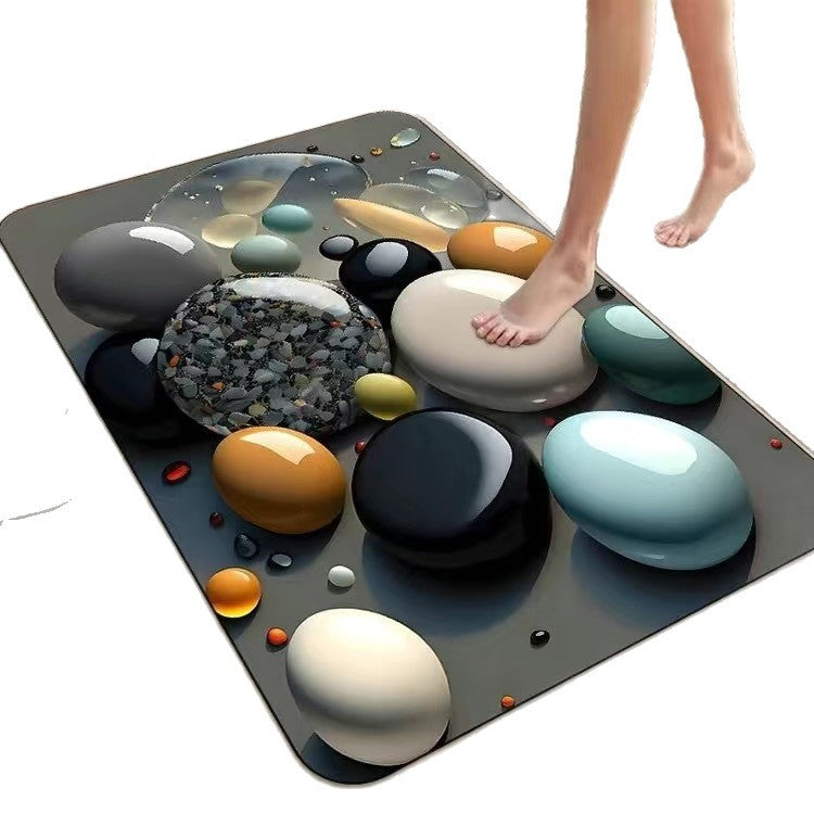Non-Slip Water-Absorbent Bath Mat Bowlift