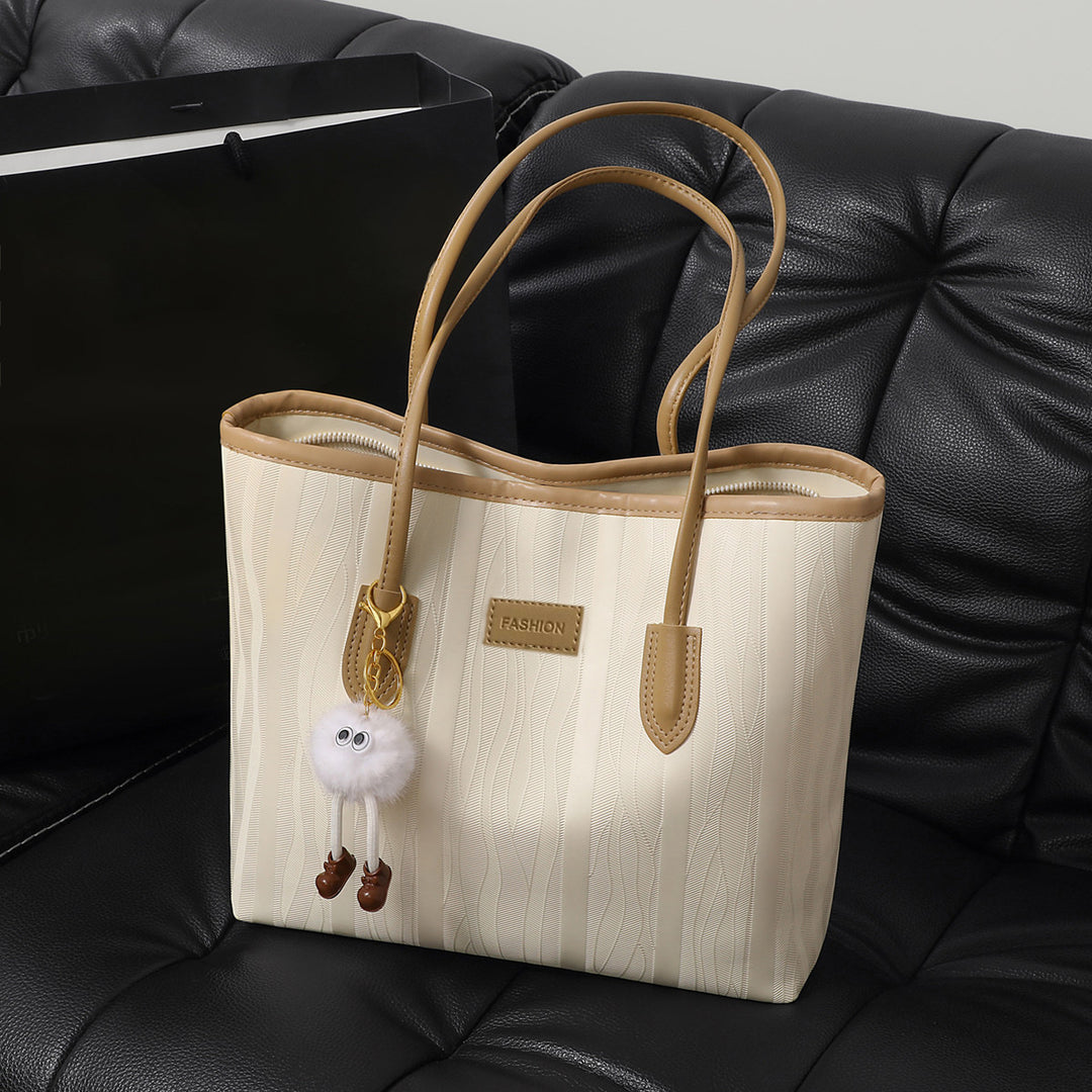Textured Large Tote Bag Bowlift
