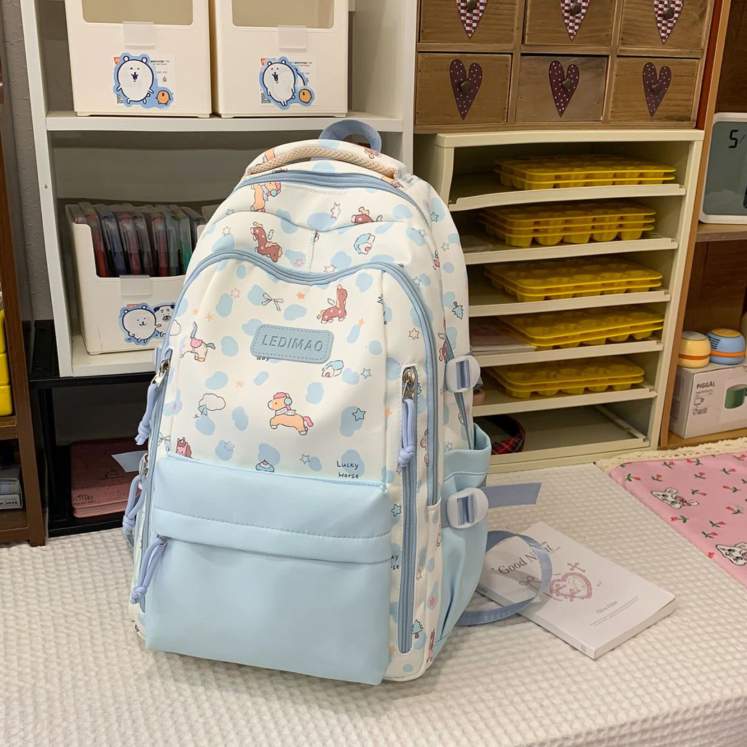 Playful Animal Graphic Backpack