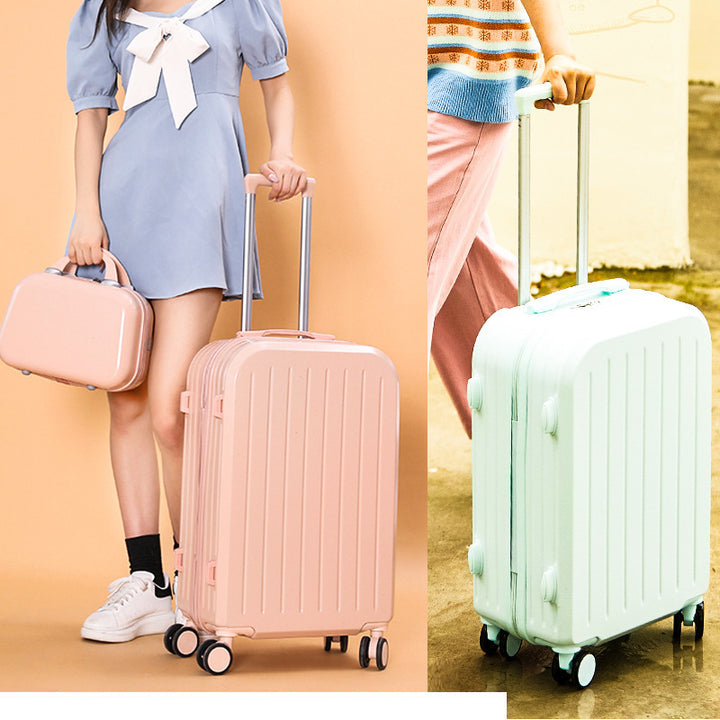 Dual-Layer Hard-Shell Travel Suitcase Bowlift