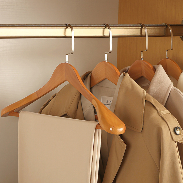 BowLift | Luxury Wooden Clothes Hangers with Curved Design