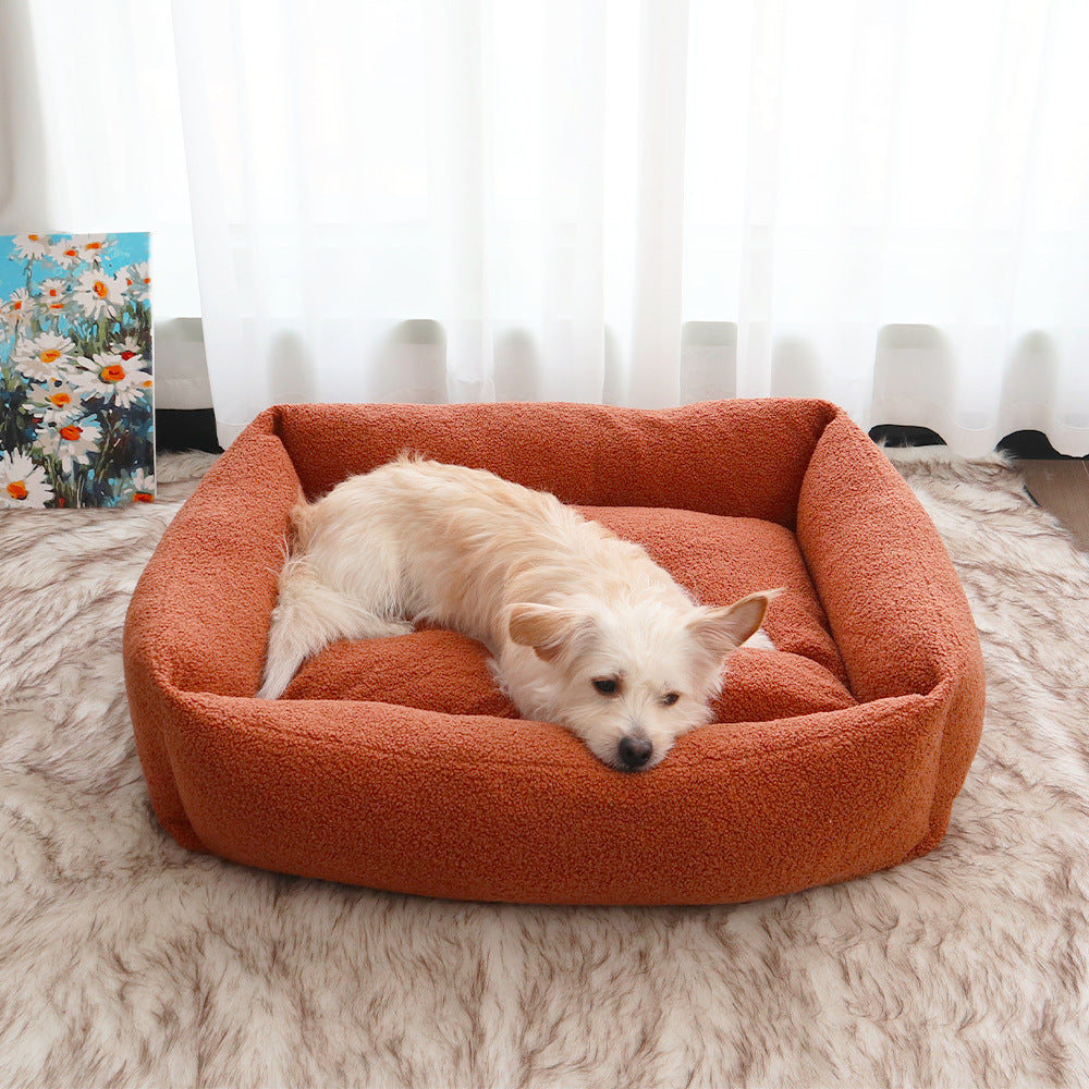 Cozy Bolstered dog Lounge
