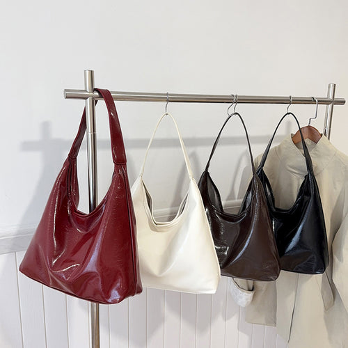 WoStylish Soft Leather Hobo Bag Bowlift
