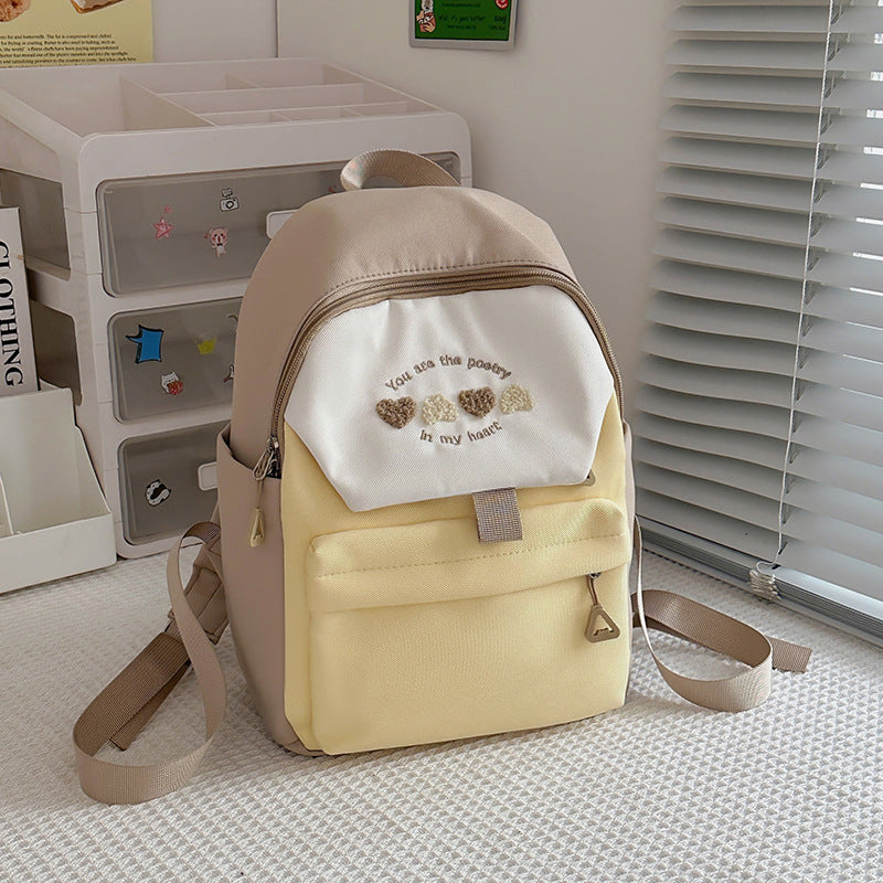 Casual Fabric Backpack Bowlift