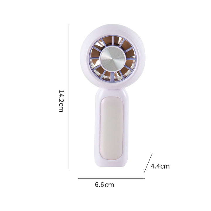 Women Portable Hand Fan with USB Charging Function Bowlift