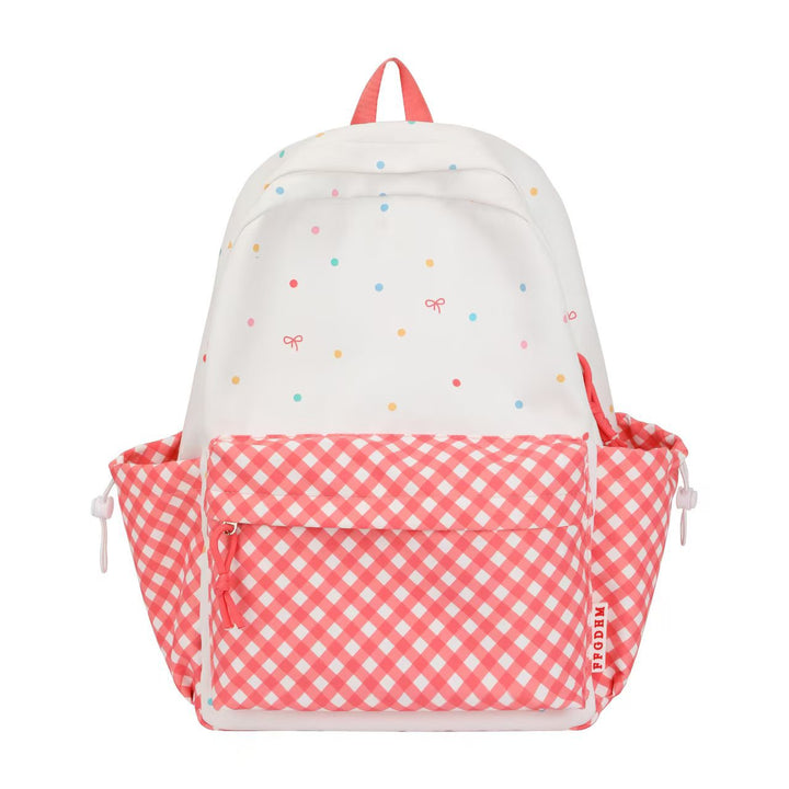 Cute Polka Dot Design Backpack Bowlift