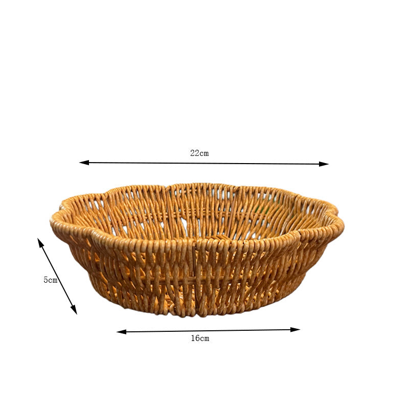Decorative Woven Fruit Serving Bowl Bowlift