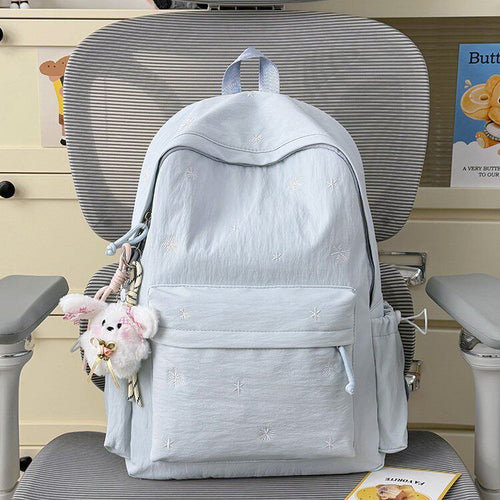 Adorable Soft Fabric Embroidered Backpack