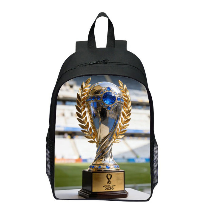 Backpack with Striking Sports Motif Bowlift