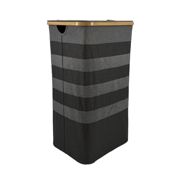 High-quality laundry basket with bamboo lid Bowlift