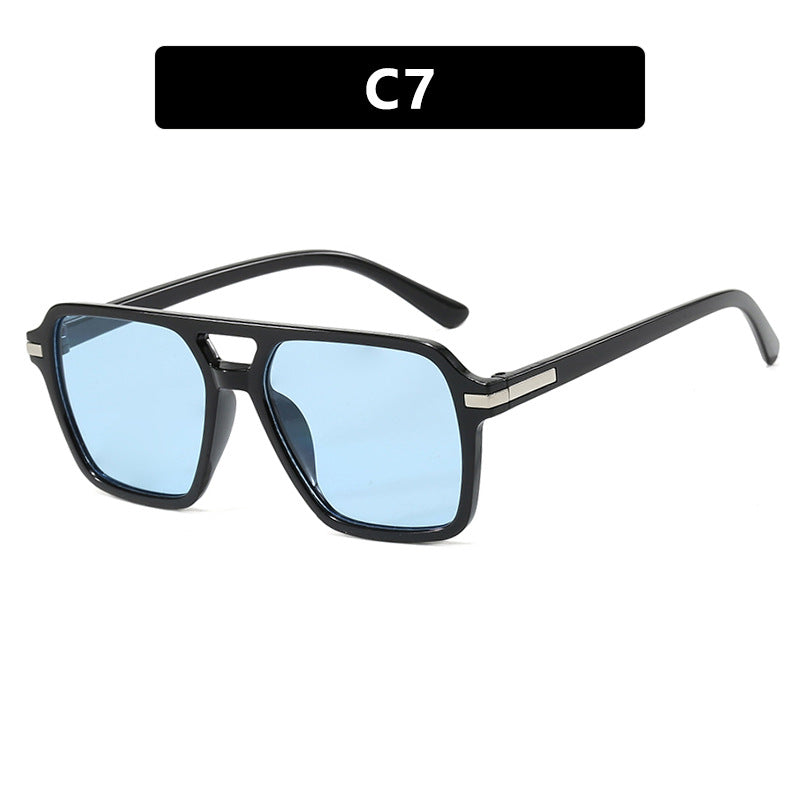 Women's fashionable rectangular sunglasses with stylish design and UV protection Bowlift