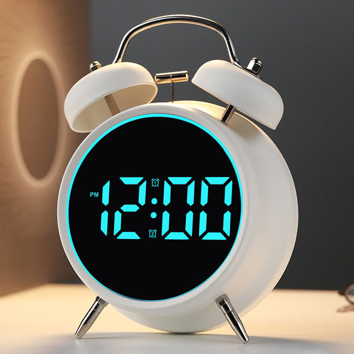 Digital alarm clock with alarm and temperature display Bowlift