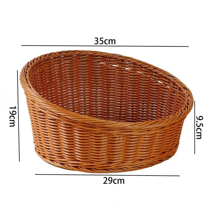 Elegant Woven Serving Tray Bowlift