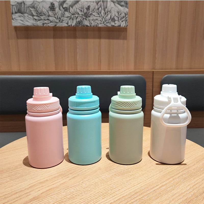 Women's Insulated Water Bottle with Ergonomic Carrying Handle Bowlift