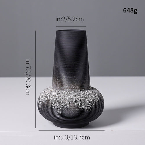 Artistic Texture Earthenware Vase