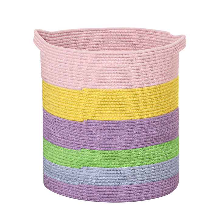 Women's storage basket with modern striped design Bowlift