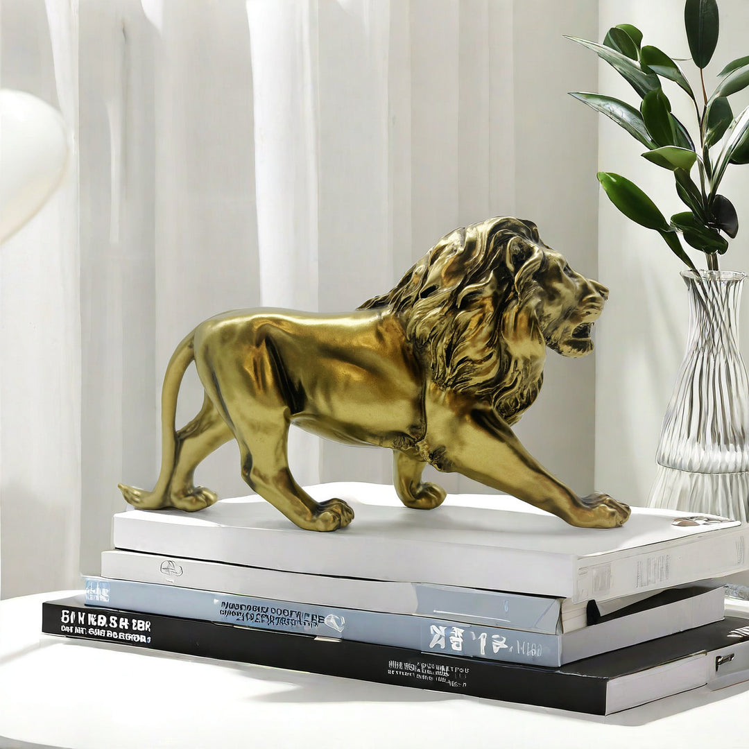 Decorative lion figurine in modern style Bowlift